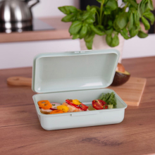Pojemnik śniadaniowy Lunchbox 17,7x12,5x5,5cm zielony